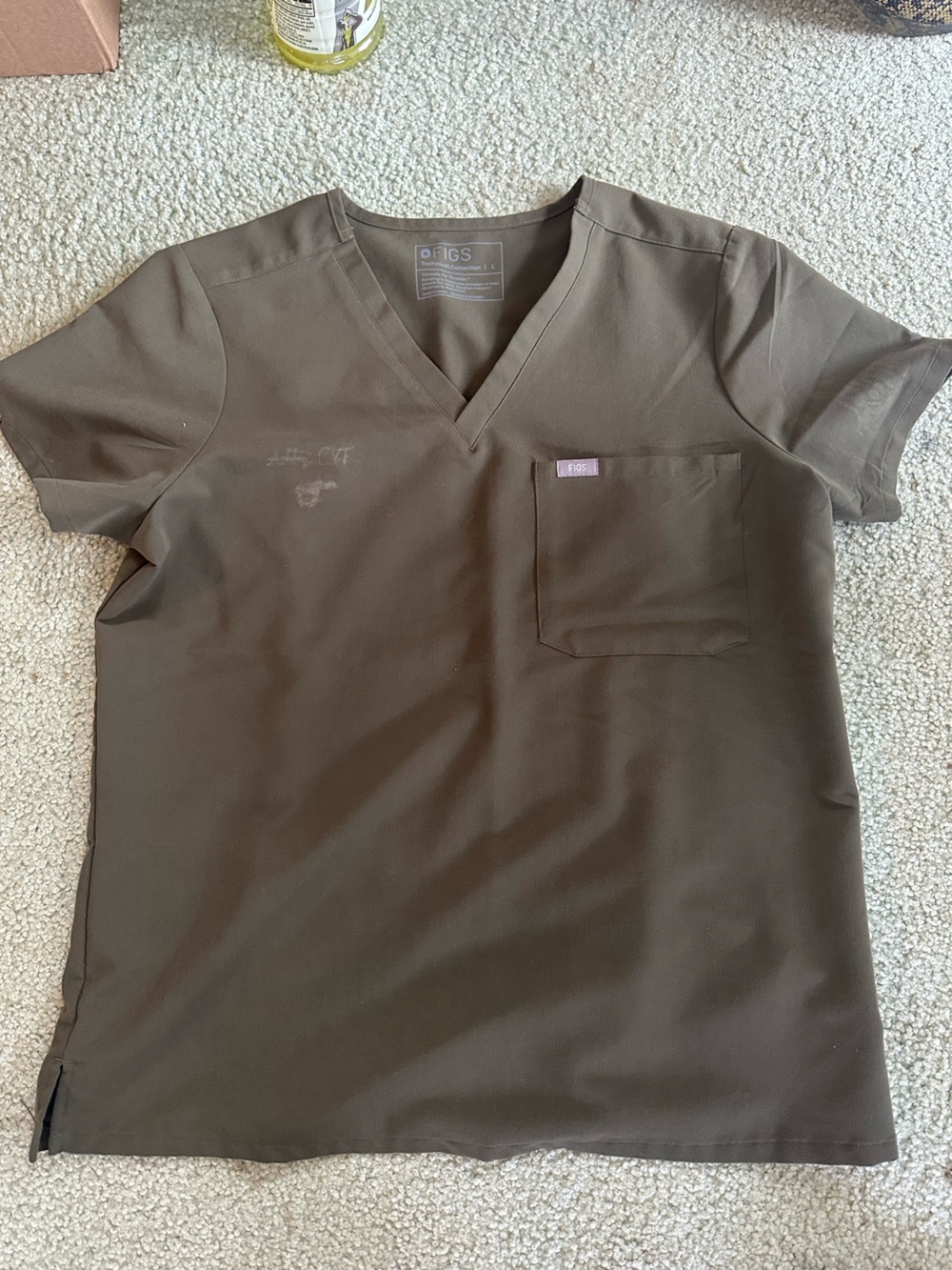 FIGS SPRUCE Catarina V-Neck Scrub Top- SIZE LARGE
